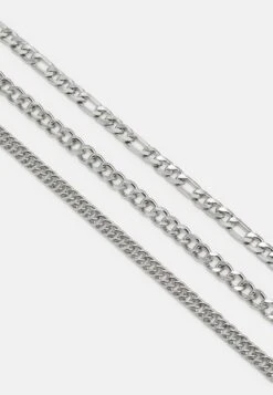 Pier One 3 Pack Unisex - Collier - Silver-Coloured 4 Pier One 3 Pack Unisex - Collier - Silver-Coloured -Pier One 60d79f053d59406695d90cf1c26a8416