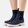 Pier One Leather - Bottines À Plateau - Dark Blue