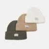 Pier One Unisex 3 Pack - Bonnet - Beige/Green/White