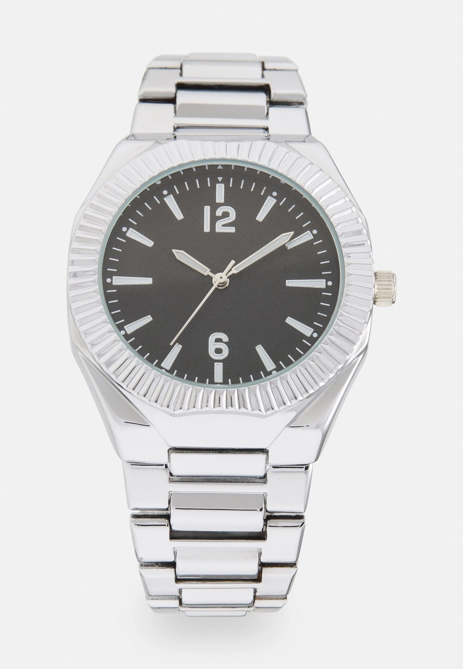 Montre - Silver- Coloured/Black Pier One Montre - Silver- Coloured/Black -Pier One 70323cd516554b929cf307d81bd8e12a scaled