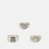 Pier One 3 Pack - Bague - Silver-Coloured -Pier One 85173824d70b47e6b7a185011a75883a