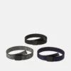 Pier One Unisex 3 Pack - Ceinture - Black/Dark Blue/Grey -Pier One 97ebfc2a701f40fe8dc847f28fcf30e1