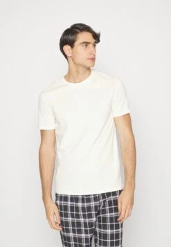 Pier One Unisex 5 Pack - T-Shirt Basique - Off-White/Tan/Orange -Pier One a82f086e9bd243c399975a0d404232fc