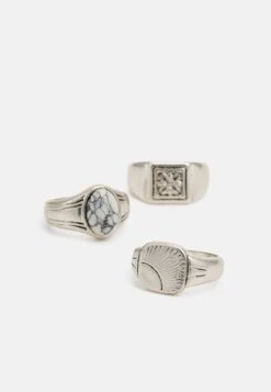 Pier One 3 Pack - Bague - Silver-Coloured -Pier One dcde83db6e3345368c91f38ea1afbe88
