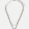 Pier One 2 Pack Unisex - Collier - Silver 1 Pier One 2 Pack Unisex - Collier - Silver -Pier One e245ed3a0c4448518c382a29b6da13e2